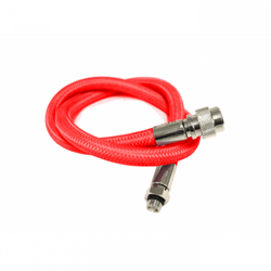 Inflator Flexhose 3/8 X Quick Connector Red 90 Cm